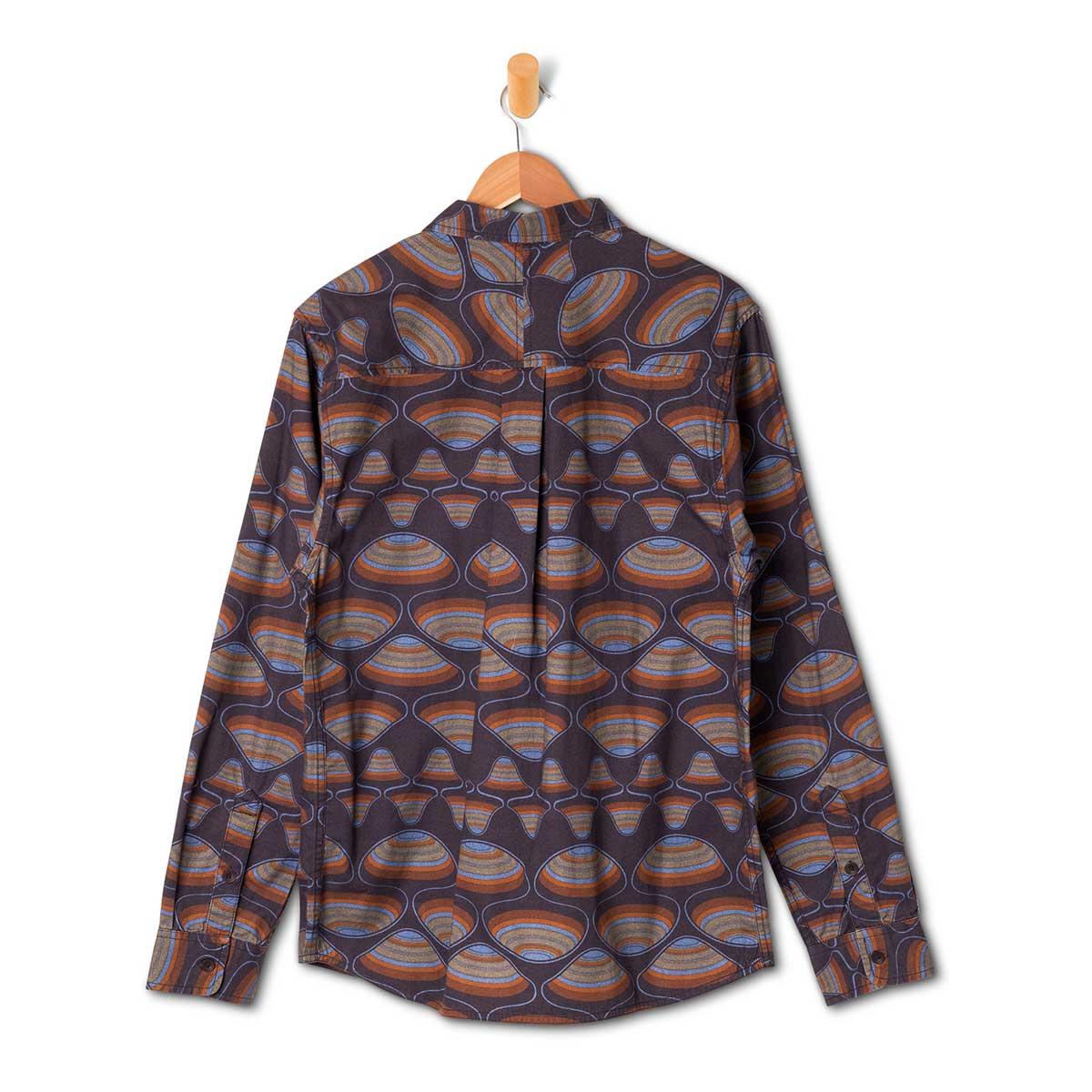 Kavu Westerly Shirt Men's in Mushroom Connection